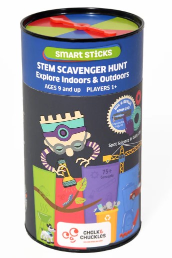 Chalk & Chuckles Smart Sticks- STEM Scavenger Hunt