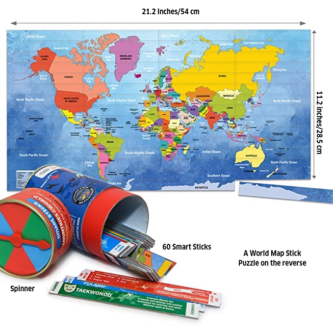 Chalk & Chuckles: Smart Sticks - Countries of The World