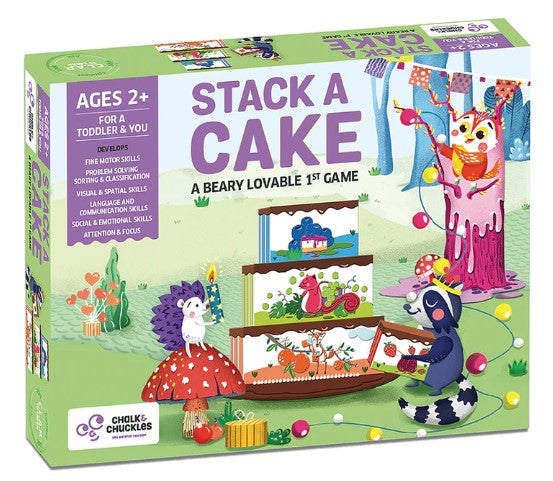 Chalk & Chuckles Stack a Cake A Beary Lovable First Game