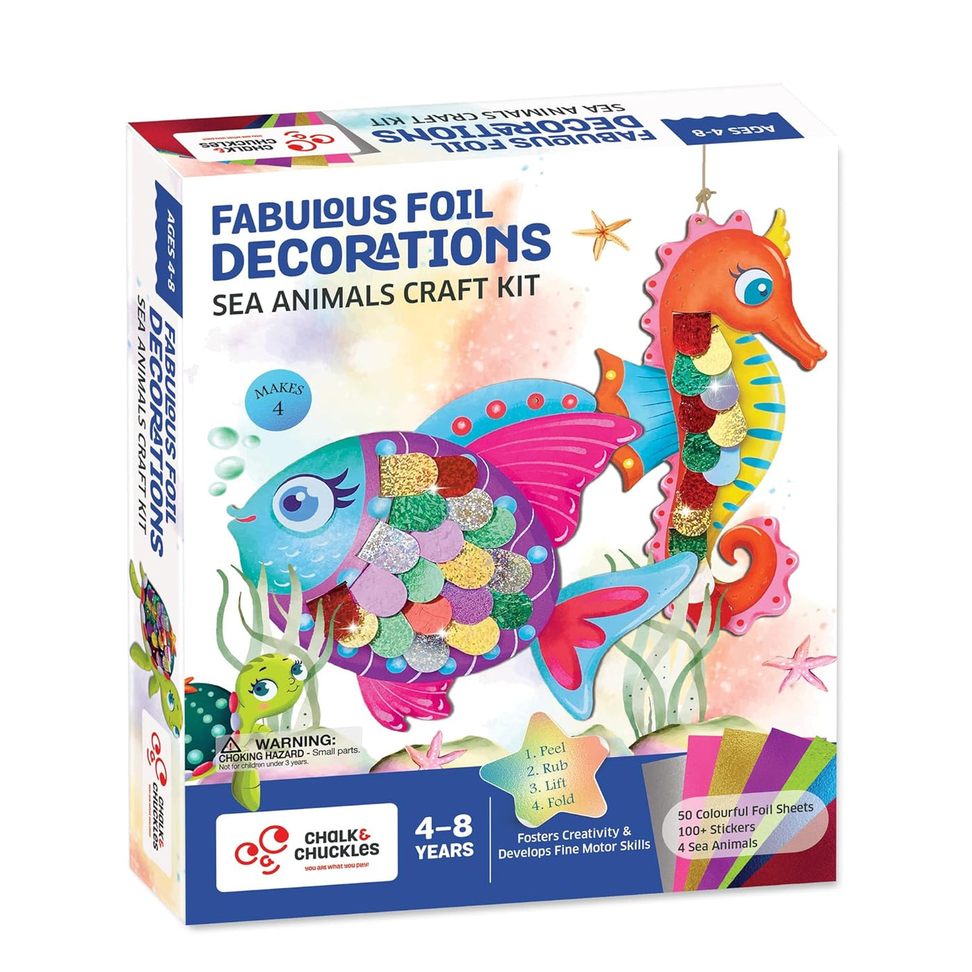 Chalk & Chuckles : Fabulous Foil Decorations -Sea Animals