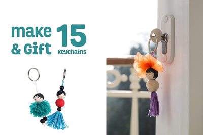 Chalk & Chuckles: Keychain Dolls- Craft Kits