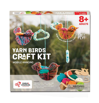 Chalk & Chuckles: Yarn Birds Craft Kit - Mobile Hanging