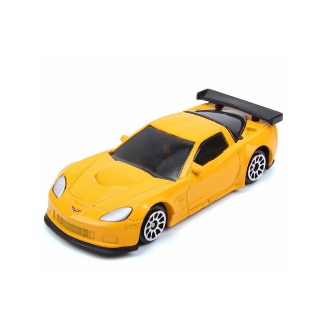 Chevrolet Corvette  -Yellow Die-Cast Scale Model (1:64) - Super Fast City Car