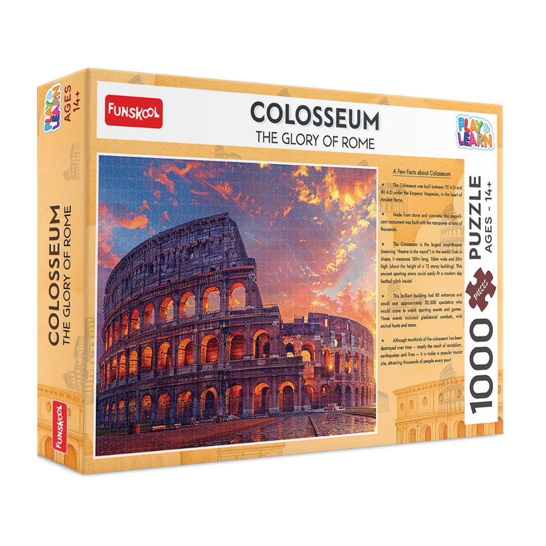 Play & Learn: Colosseum 1000 Pieces Puzzle