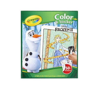 Crayola Disney Frozen 2 Colour & Sticker Book