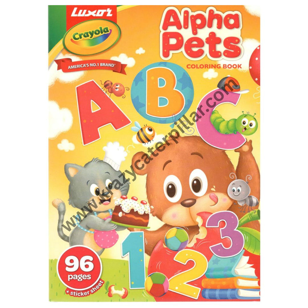 Crayola: Alpha Pets Coloring Book 96 Pages