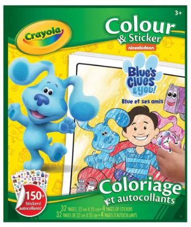 Crayola Blue's Clues & you! Colour & Sticker Book