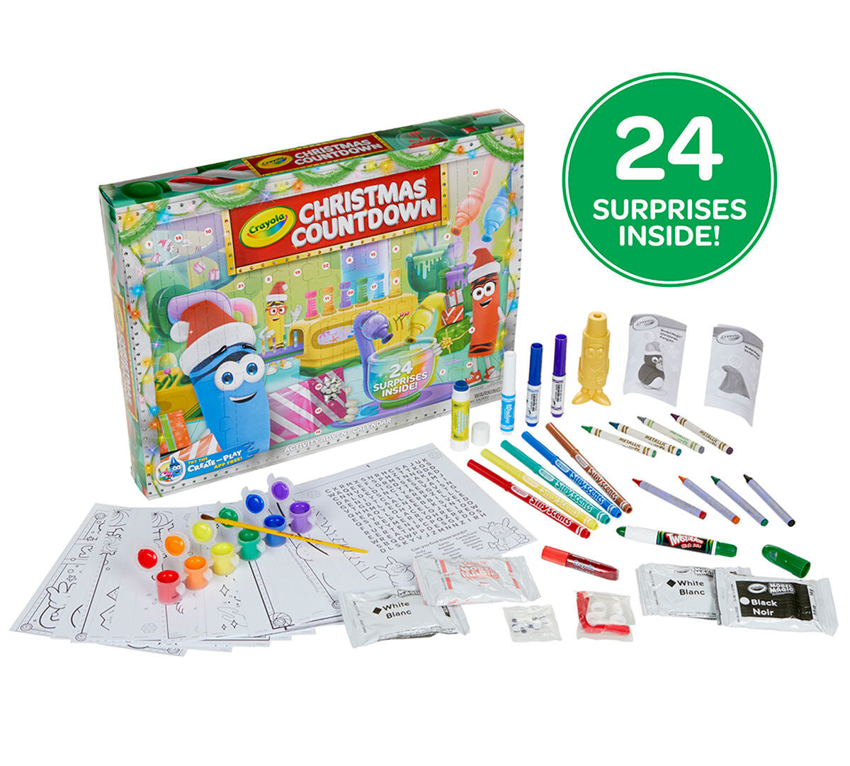 Crayola Christmas Countdown Activity Advent Calendar