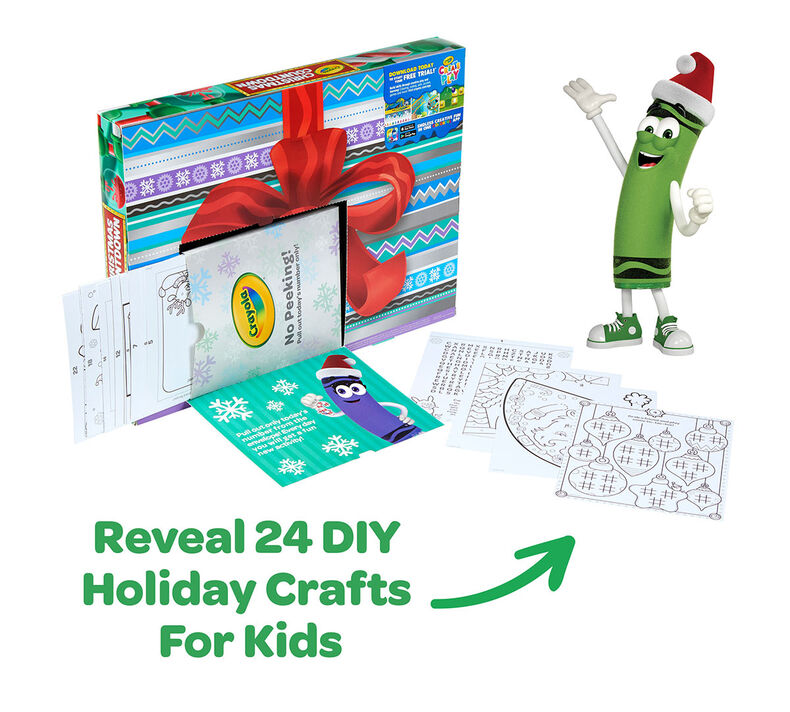 Crayola Christmas Countdown Activity Advent Calendar Krazy Caterpillar