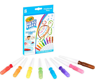 Crayola Color Wonder Mess Free Paintbrush Pens, 8 count