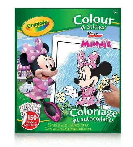 Crayola Color & Sticker Book – Minnie Mouse