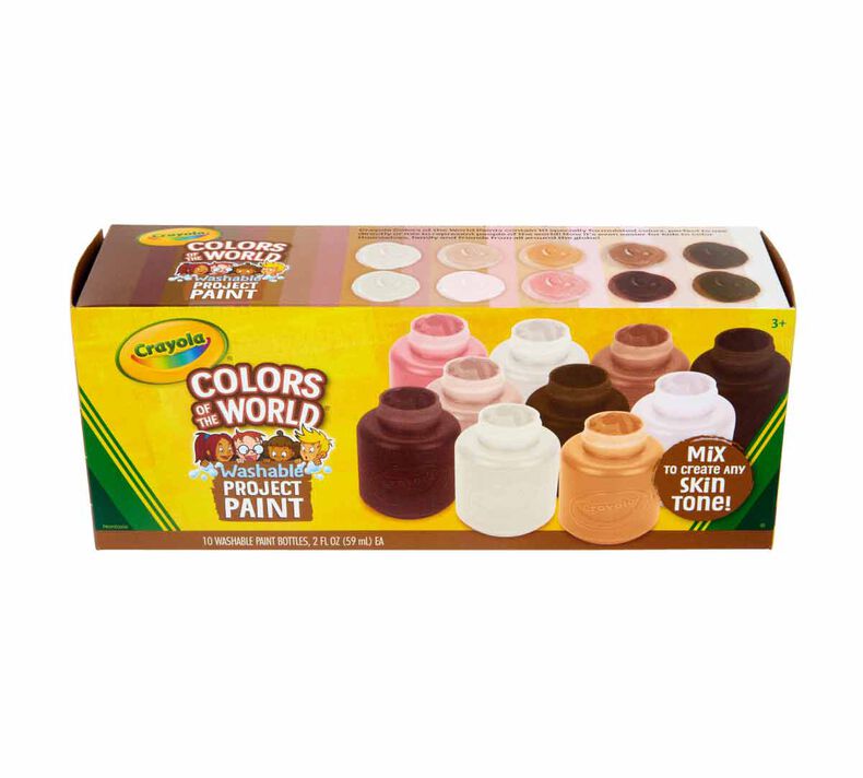 Crayola Colors of The World Washable Project Paint 10 Count