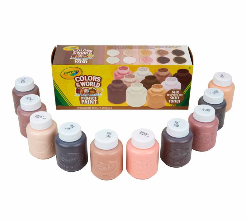 Crayola Colors of The World Washable Project Paint 10 Count