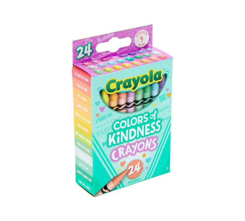 Crayola Colors of Kindness Crayons, 24 Count