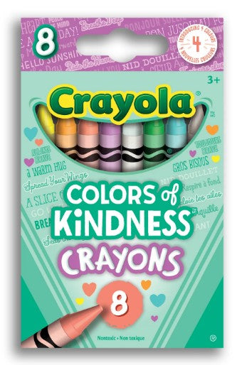 Crayola Colors of Kindness Crayons, 8 Count