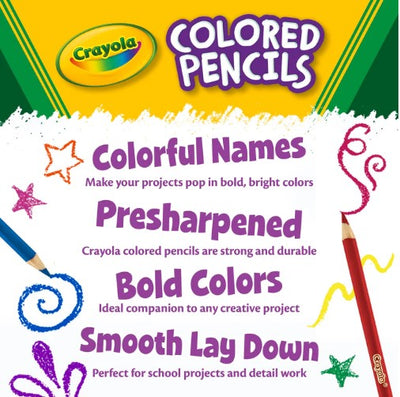 Crayola Coloured Pencils, 48 Count