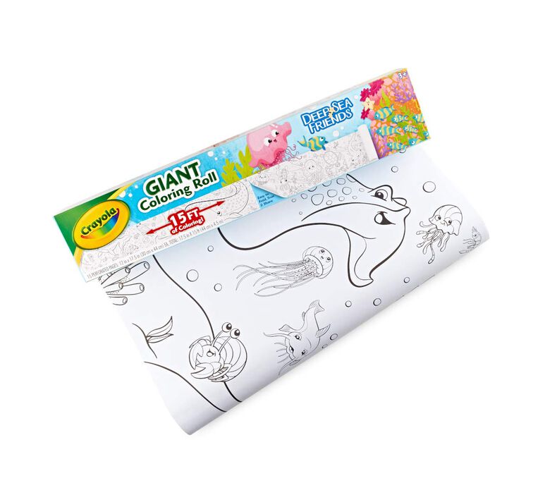 Crayola Deep Sea Friends Giant Colouring Roll