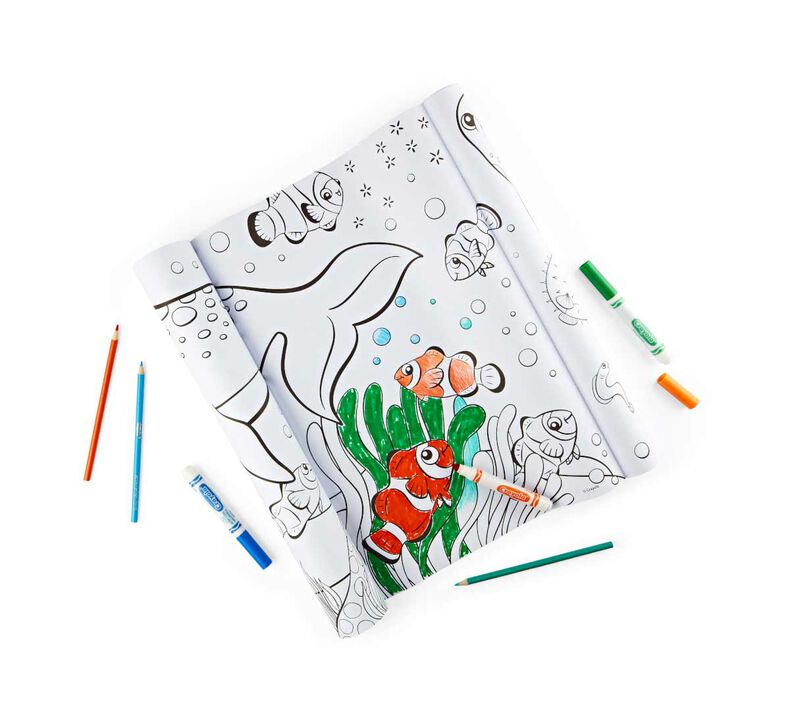 Crayola Deep Sea Friends Giant Colouring Roll