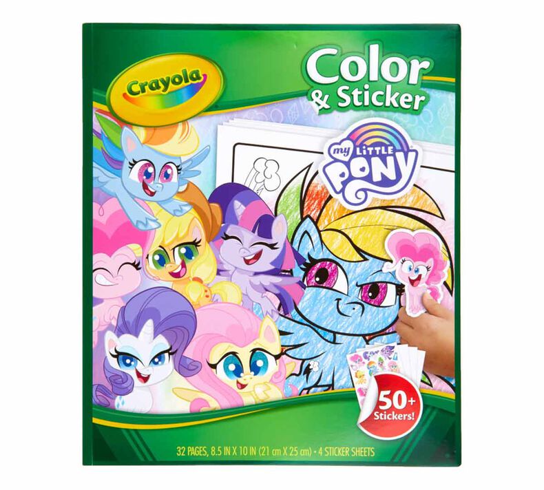 Crayola My Little Pony Color and Sticker Book