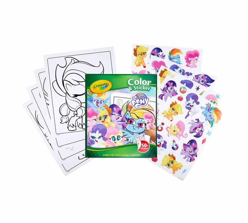 Crayola My Little Pony Color and Sticker Book