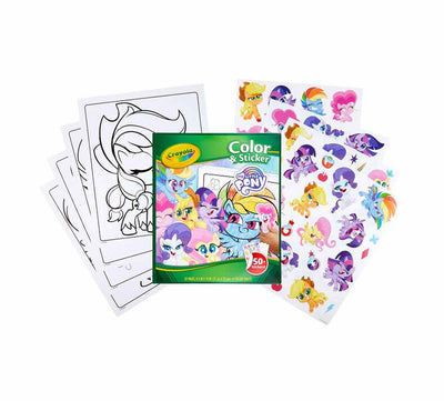 Crayola My Little Pony Color and Sticker Book