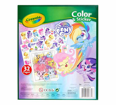Crayola My Little Pony Color and Sticker Book