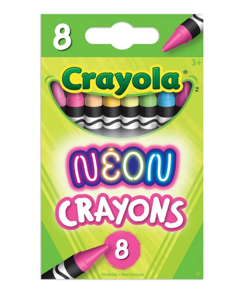 Crayons Neon Crayons, 8 Count