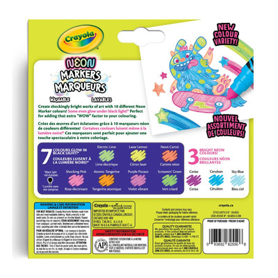 Crayola: Neon Washable Markers, 10 Count