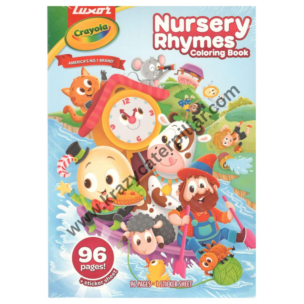 Crayola: Nursery Rhymes Coloring Book 96 Pages