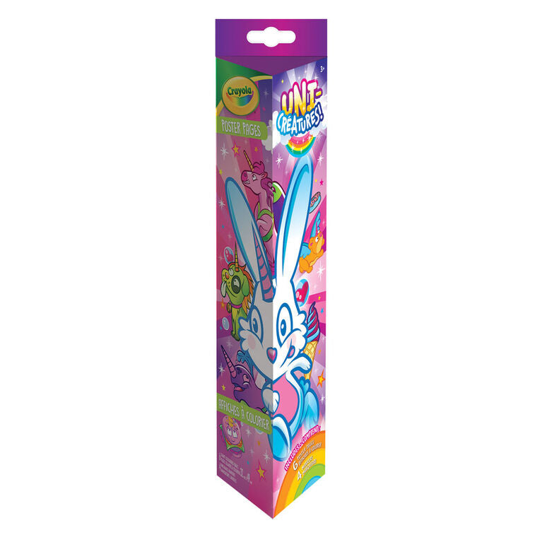 Crayola Posters Pages and Marker Set Uni-Creatures