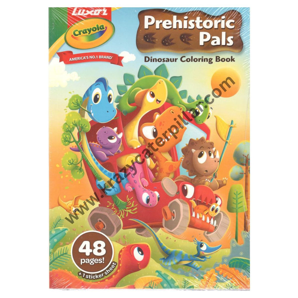 Crayola: Prehistoric Pals Dinosaur Coloring Book 48 Pages
