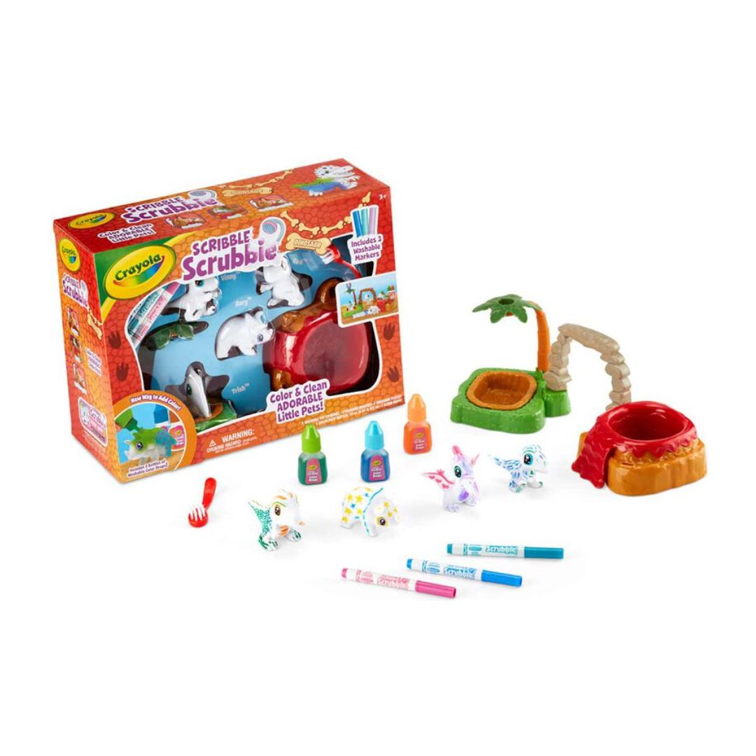 Crayola: Scribble Scrubbie Pets Dinosaur Island Playset