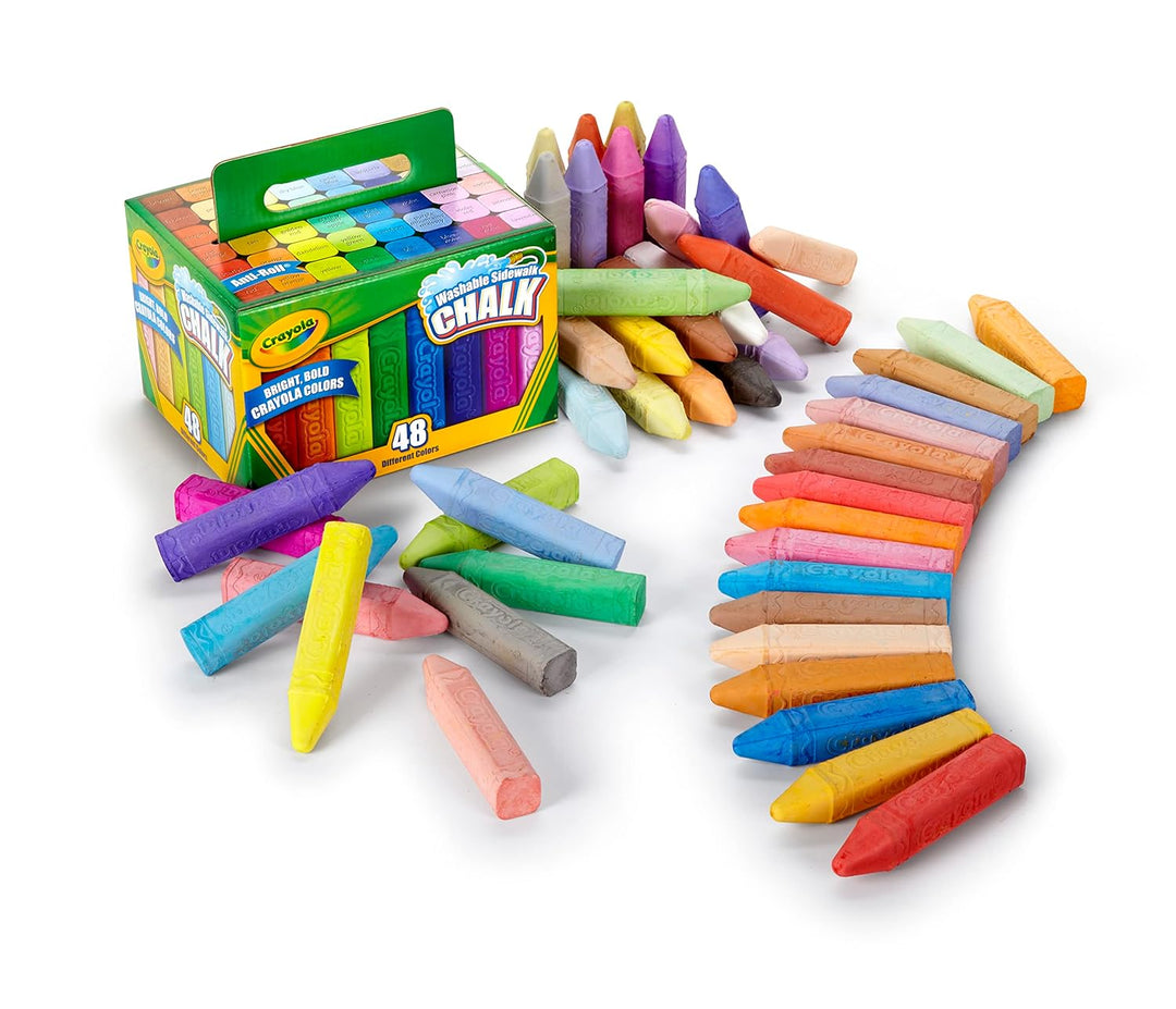 Crayola Sidewalk Chalk, 48 Count – Krazy Caterpillar