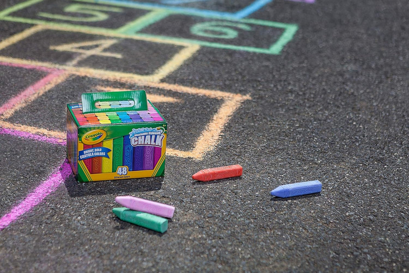Crayola Sidewalk Chalk, 48 Count