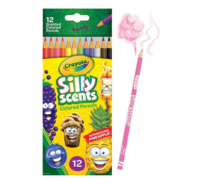 Crayola Silly Scents Colored Pencils, 12 Count