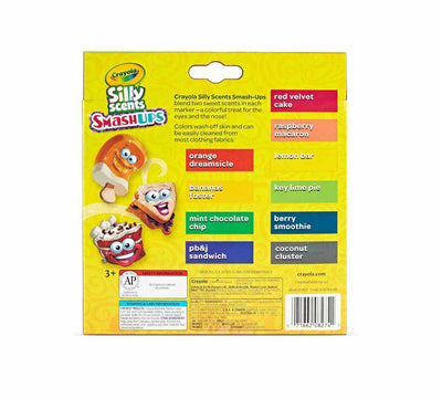 Crayola Silly Scents Smash Ups Washable Marker, 10 Count