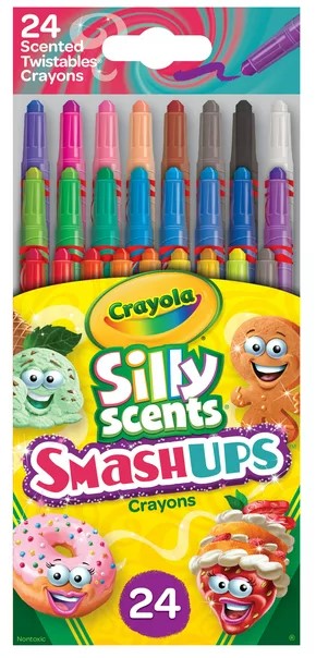 Crayola Silly Scents™ Smash Ups Mini Twistables Scented Crayons, 24 count