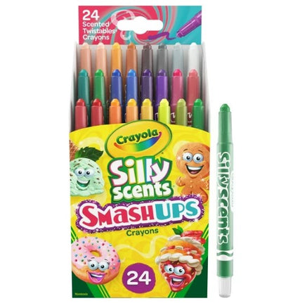 Crayola Silly Scents™ Smash Ups Mini Twistables Scented Crayons, 24 count