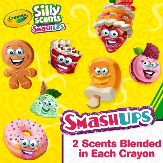 Crayola Silly Scents™ Smash Ups Mini Twistables Scented Crayons, 24 co –  Krazy Caterpillar