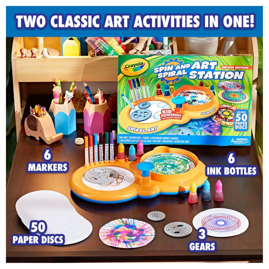 Crayola: Spin and Spiral Art Station Deluxe
