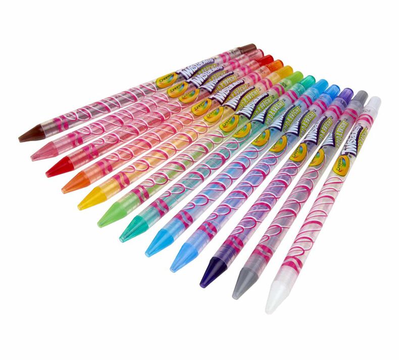 Crayola Twistables Colored Pencils, Bold & Bright, 12 Count