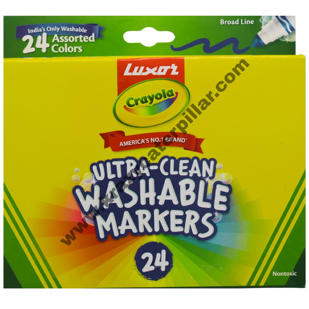 Crayola: Ultra Clean Markers Broad Line 24 Count