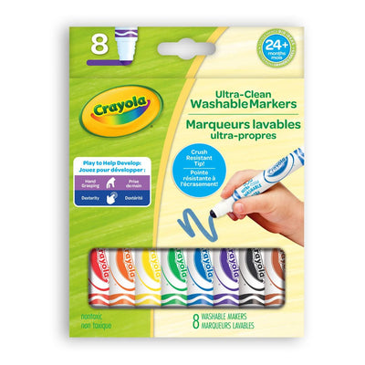 Crayola: Ultra-Clean Washable Markers, 8 Count