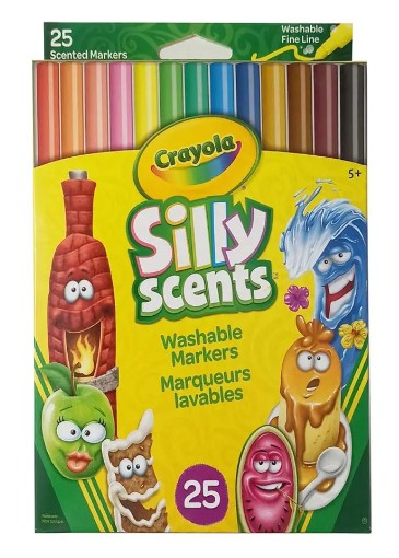 Crayola Silly Scents Washable Markers - 25 Count