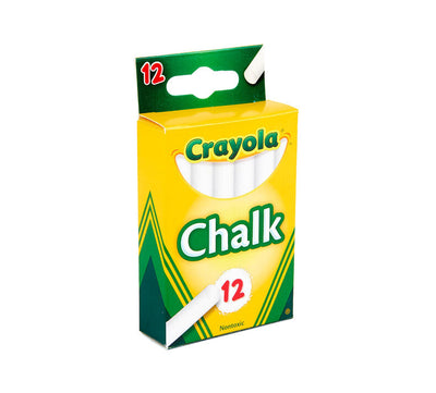 Crayola White Chalk 12 Count