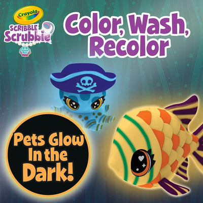 Scribble Scrubbie Pets Glow Ocean Treasure Chest Playset