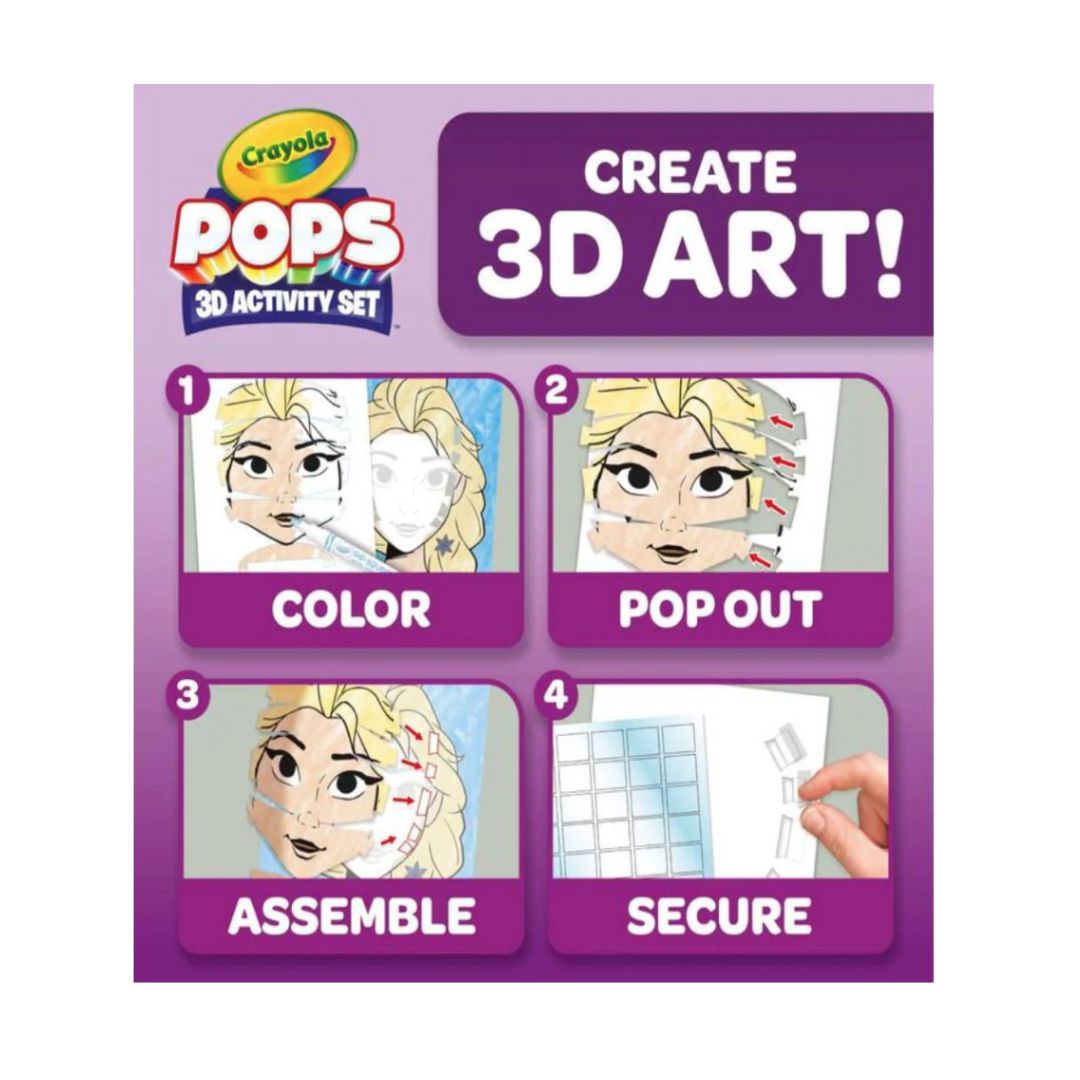 Crayola: POPs 3D Art- Frozen