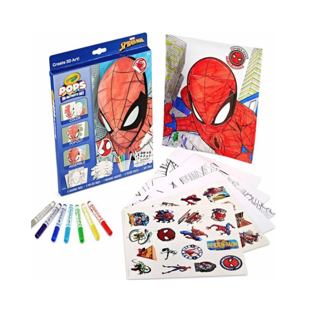 Crayola: POPs 3D Art- Spider-Man