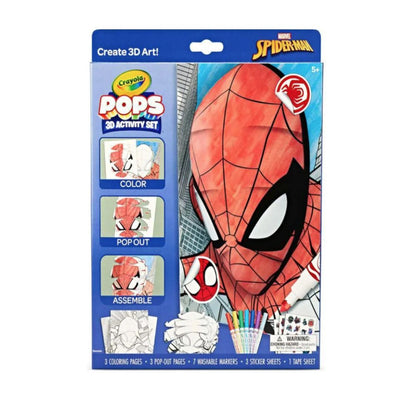 Crayola: POPs 3D Art- Spider-Man