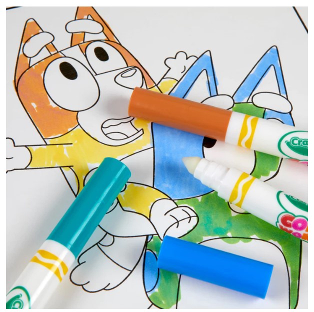 Crayola Color Wonder Mess-Free Colouring Pages & Mini Markers, Bluey